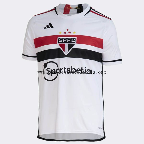 Camiseta Sao Paulo Replica Primera Ropa 2023/24 Descuentazo, benefíciate