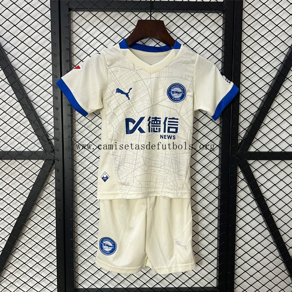 Camiseta Alaves Replica Segunda Ropa Niño 2024/25 Alucinante oferta, cógelo solo hoy