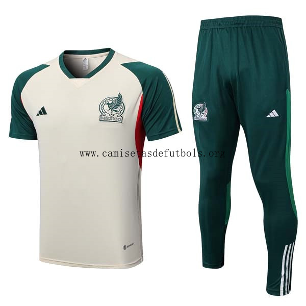 Camiseta México Conjunto Completo 2023/24 Amarillo Verde ¡¡Qué rebajado descuento sin intermediarios!