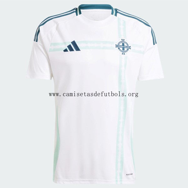 Camiseta Irlanda Del Norte Replica Segunda Ropa 2024 Descuentazo transparente