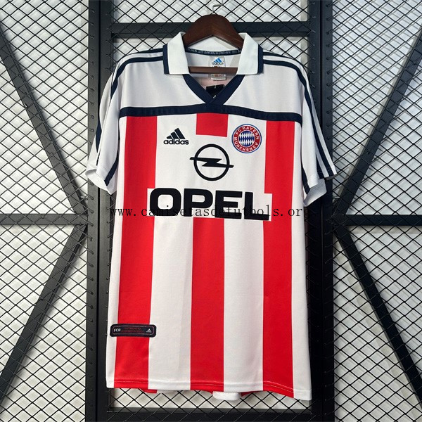 Camiseta Bayern Munich Replica Segunda Ropa Retro 2000-2002 Espectacular rebaja, date prisa solo hoy