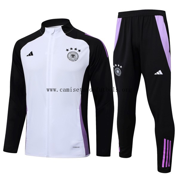 Chandal Alemania 2024/25 Blanco Negro 3 Paga menos este chollazo milagroso