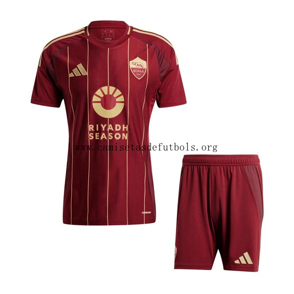 Camiseta AS Roma Replica Primera Ropa Niño 2024/25 ¡¡Menudo/a rebaja, no lo dejes escapar!