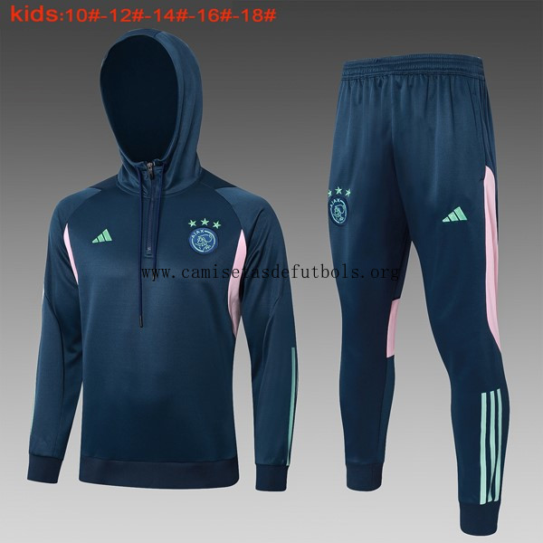 Ninos Sudadera Con Capucha Ajax 2024 Azul 2 ¡¡Menudo/a magnífico oferta en toda la red!