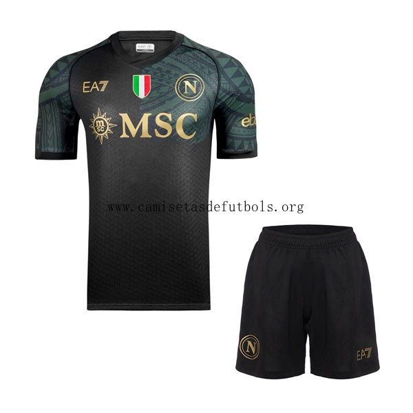 Camiseta Napoli Replica Tercera Ropa Niño 2023/24 ¡¡Cómo tirado descuentazo de infarto!