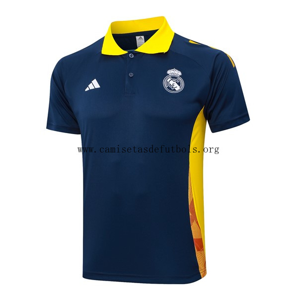 Polo Real Madrid 2024/25 Azul Amarillo 2 Oferta, aprovéchala ya