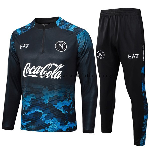 Sudadera De Training Napoli 2024/25 Azul Descuento espectacular