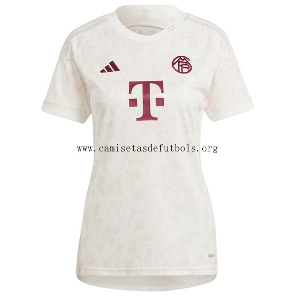 Camiseta Bayern Munich Replica Tercera Ropa Mujer 2023/24 ¡¡Qué ahorro, benefíciate!