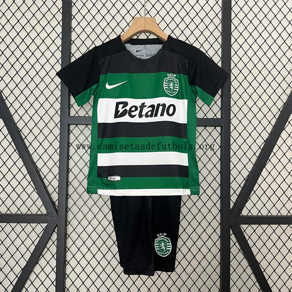 Camiseta Sporting De Lisboa Replica Primera Ropa Niño 2024/25 Oferta tirado