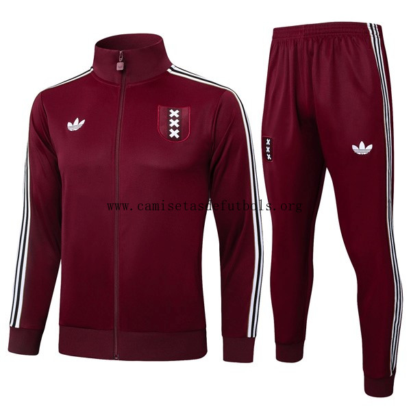 Chandal Ajax 2025/26 Rojo 5 Oportunidad espectacular más barato que nunca