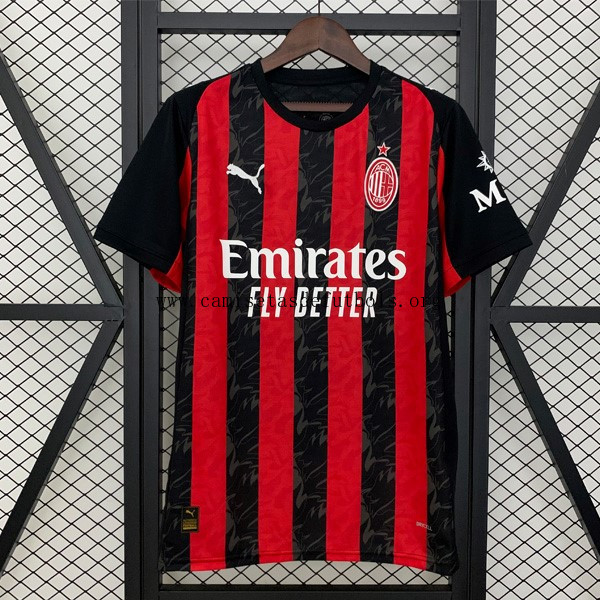 Camiseta AC Milan Replica Primera Ropa 2025/26 Adquiere en toda la red