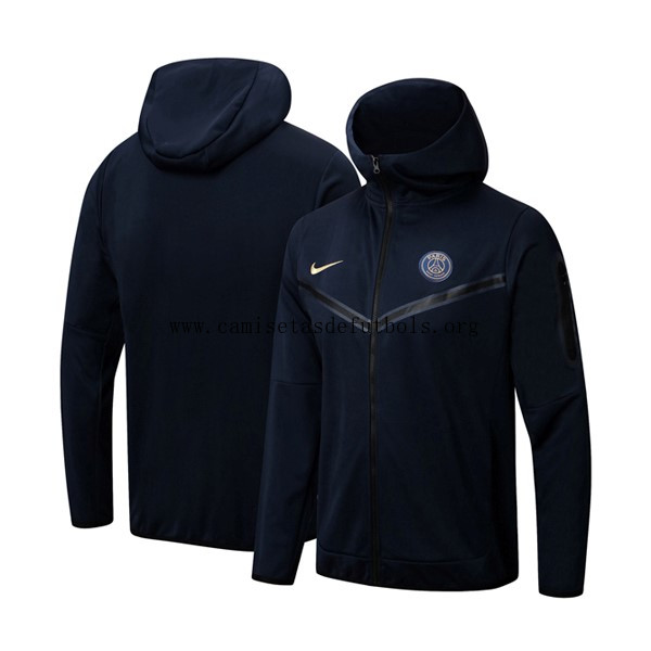 Chaqueta Con Capucha PSG 2024/25 Azul ¡¡Cómo ganga, adquiere!