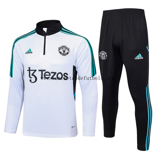 Sudadera De Training Manchester United 2024 Blanco No lo pienses este bicoca justo