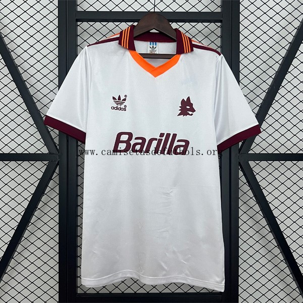 Camiseta Roma Replica Segunda Ropa Retro 1992-1994 Espectacular ahorro, pide ahora en toda la red