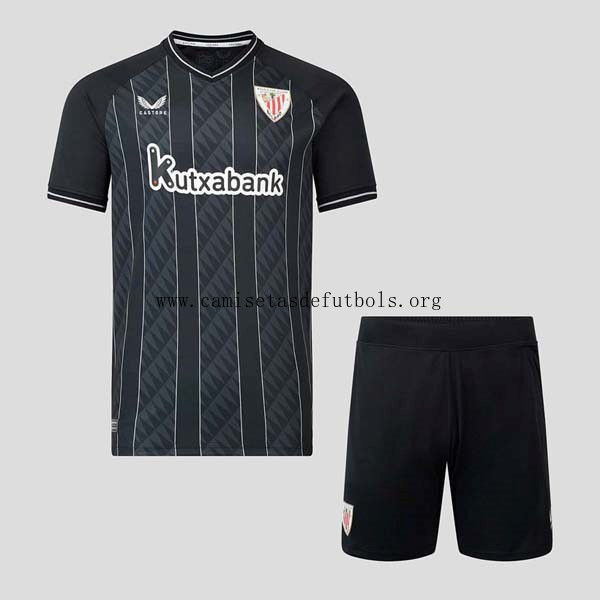 Camiseta Athletic Bilbao Portero Niño 2023/24 Negro ¡¡Qué saldazo, hazte con él!