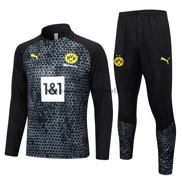 Sudadera De Training Borussia Dortmund 2024 Negro Sensacional rebajón, date prisa más barato que nunca
