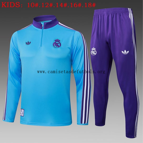 Ninos Sudadera De Training Real Madrid 2025/26 Azul 10 Descuentazo transparente de campeonato