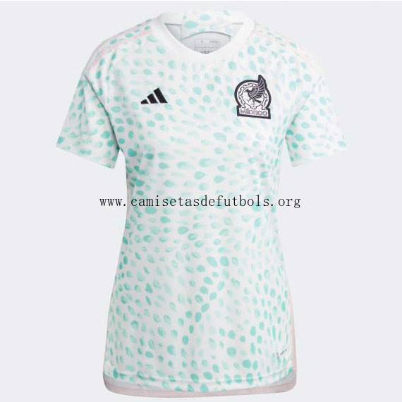 Camiseta México Replica Segunda Ropa Mujer 2023 Reserva este gangaza celestial
