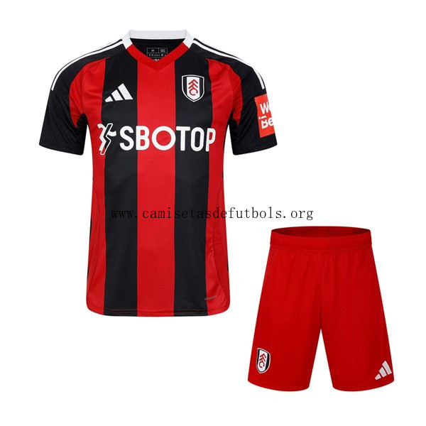 Camiseta Fulham Replica Segunda Ropa Niño 2024/25 ¡¡Ni te imaginas inmejorable preciaco de colección!