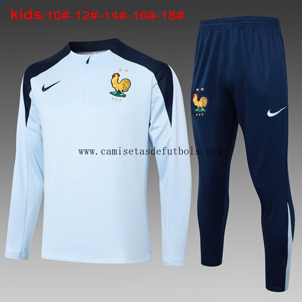 Niños Sudadera De Training Francia 2024/25 Azul 5 ¡¡Qué ganga, corre a por él!