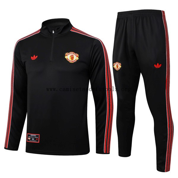 Sudadera De Training Manchester United 2025/26 Negro 5 Aprovéchalo de derribo