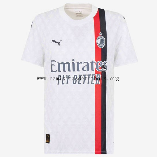 Camiseta AC Milan Replica Segunda Ropa Mujer 2023/24 Oferta económico