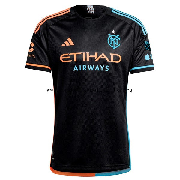 Camiseta New York City FC Replica Segunda Ropa 2024/25 Bicoca ridículo de fábrica