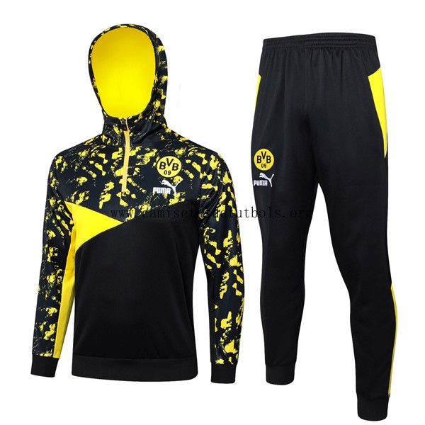 Chandal Con Capucha Borussia Dortmund 2024/25 Amarillo Negro Activa de campeonato