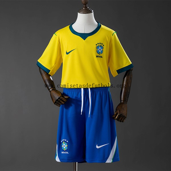 Camiseta Brasil Replica Primera Ropa Niño 2026 ¡¡Cómo saldazo, gasta menos!