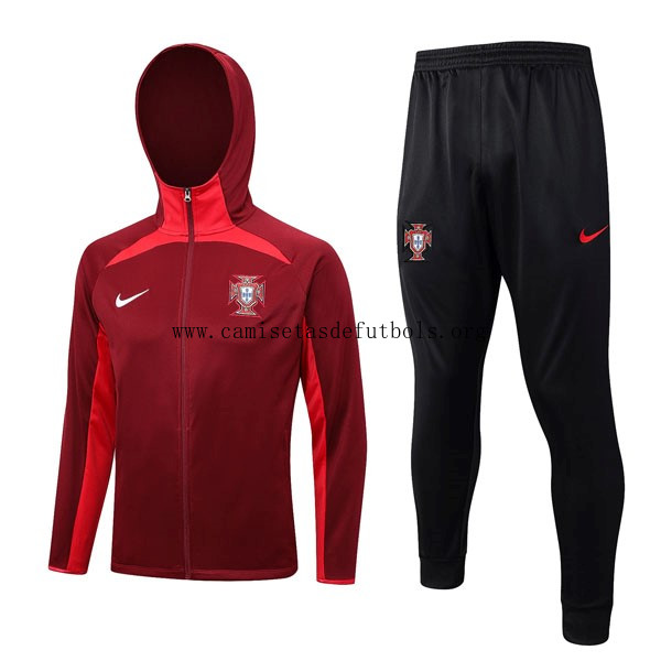 Chandal Con Capucha Portugal 2023/24 Rojo ¡¡Vaya ahorro, reserva!