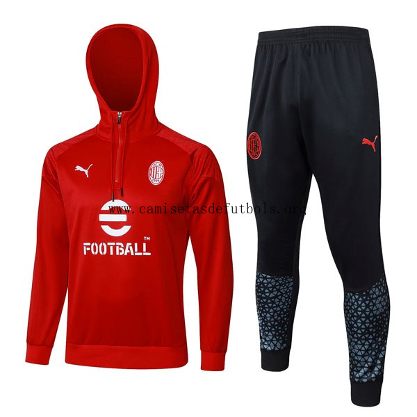 Sudadera Con Capucha AC Milan 2024 Rojo 2 Descuentazo, no lo dejes escapar