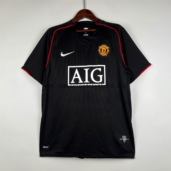 Camiseta Manchester United Replica Segunda Ropa Retro 2007-2008 Ofertón, corre a por él