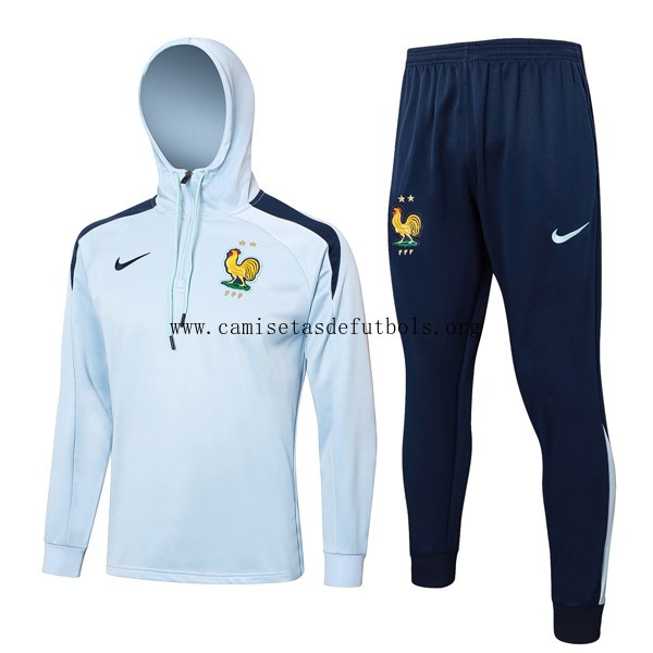Sudadera Con Capucha Francia 2024/25 Gris 5 ¡¡Ni te imaginas chollazo, aprovéchala ya!