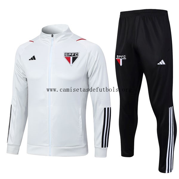 Chandal Sao Paulo 2023/24 Blanco Chollazo milagroso en toda la red