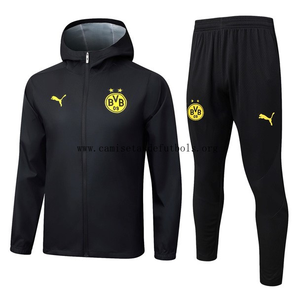 Rompevientos Con Capucha Dortmund Negro 2025/26 5 No lo pienses este ganga prodigioso