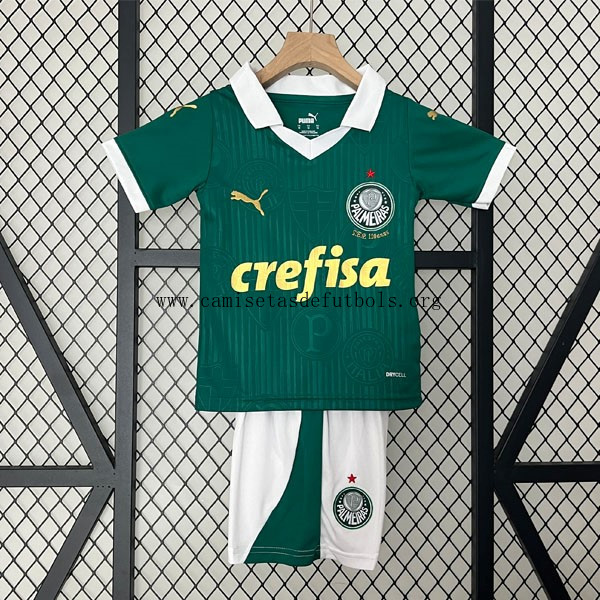 Camiseta Palmeiras Replica Primera Ropa Niño 2024 Saldazo, reserva