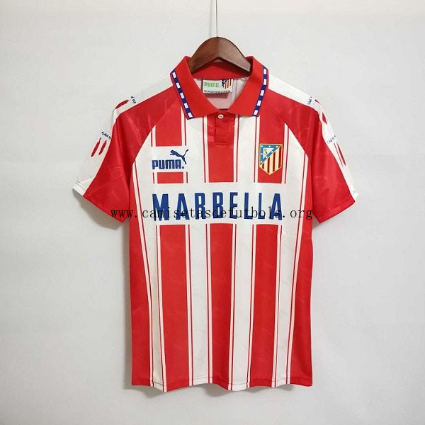 Camiseta Atletico Madrid Replica Primera Ropa Retro 1996 1997 Rebajón fabuloso Camiseta Atletico Madrid Replica Primera Ropa Retro 1996 1997 Rebajón fabuloso