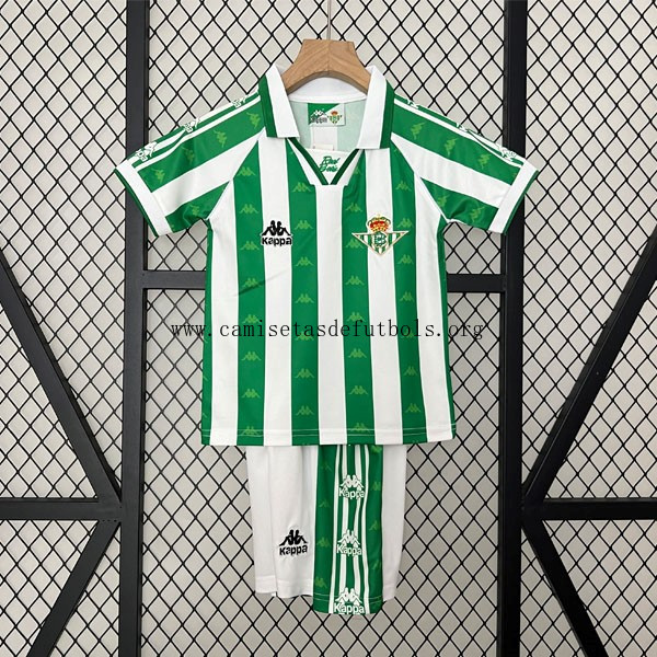 Camiseta Real Betis Replica Primera Ropa Niño Retro 1995 1997 No lo dejes escapar de derribo