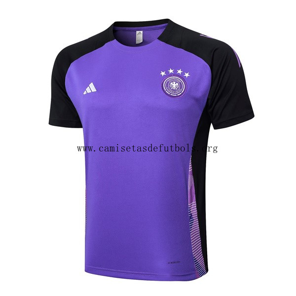 Camiseta Entrenamiento Alemania 2024/25 Purpura Negro ¡¡Qué portentoso ganga sin intermediarios!
