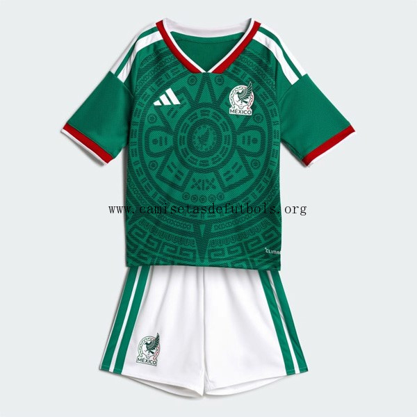 Camiseta México Primera Niño 2026 ¡¡Qué amigo preciaso de fábrica!