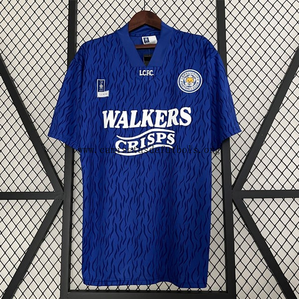 Camiseta Leicester City Replica Primera Ropa Retro 1992-1994 Date prisa este ganga transparente