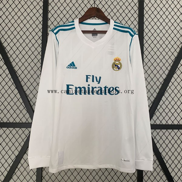 Camiseta Real Madrid Replica Primera Ropa ML Retro 2017 2018 Cógelo este preciaco alucinante
