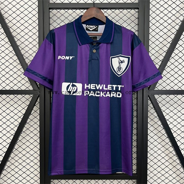 Camiseta Tottenham Replica Segunda Ropa Retro 1995-1997 Preciaco ridículo de la temporada