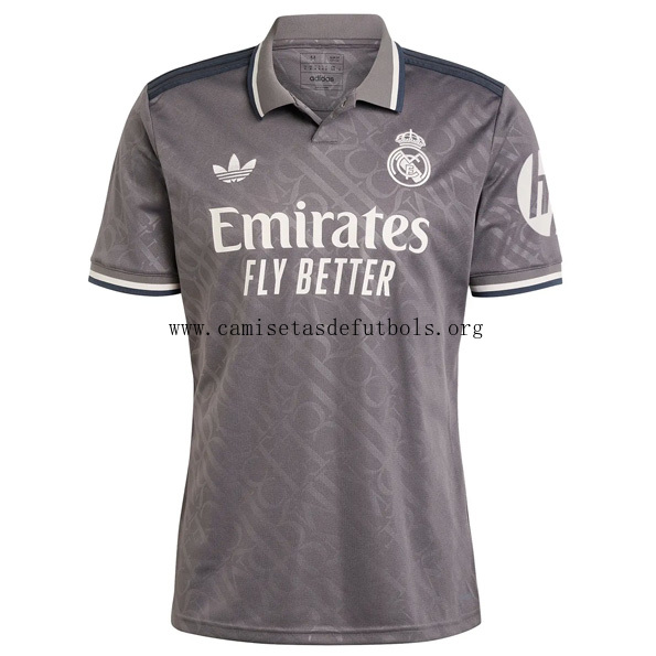 Camiseta Real Madrid Replica Tercera Ropa 2024/25 Gris Date prisa este ofertón extraordinario