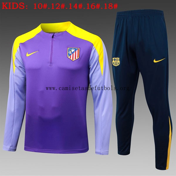 Ninos Sudadera De Training Atletico Madrid 2025/26 Purpura 5 ¡¡Cómo espectacular chollo con devolución gratis!
