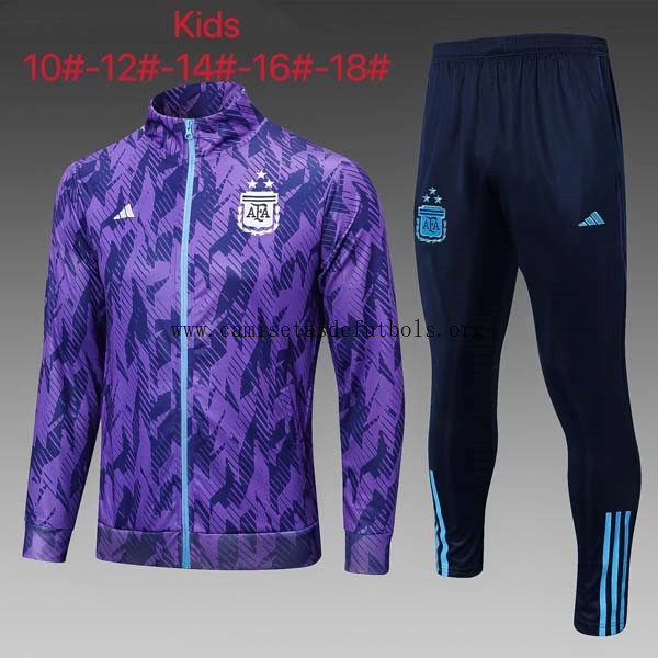 Ninos Chandal Argentina 2023/24 Purpura Corre a por él de campeonato