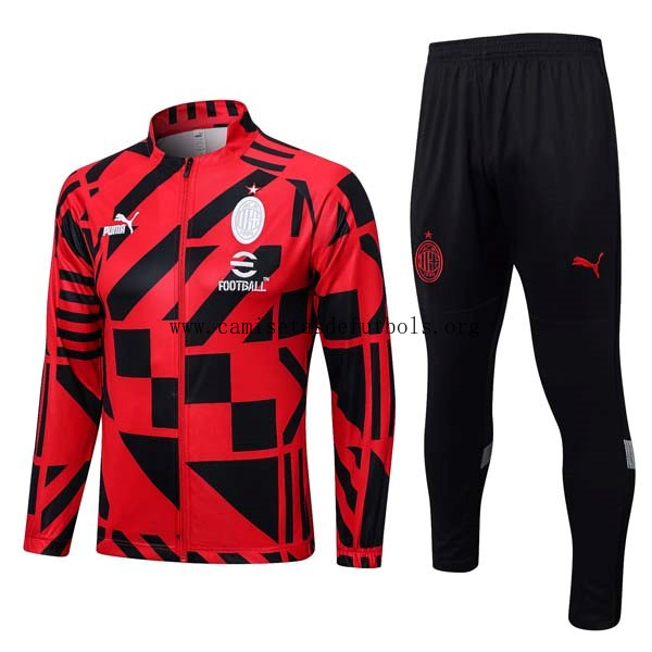 Chandal AC Milan 2023/24 Rojo ¡¡Vaya extraordinario ahorro calidad asegurada!