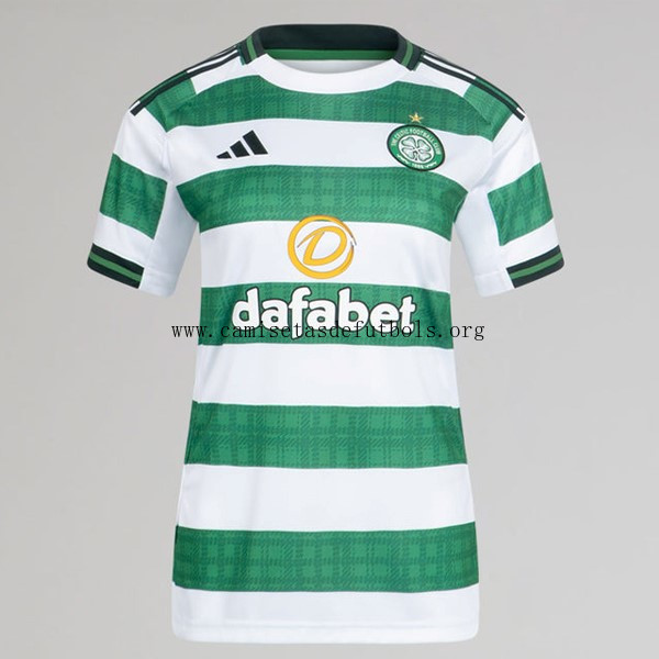 Camiseta Celtic Replica Primera Ropa Mujer 2025/26 Razonable saldo, adquiere de colección