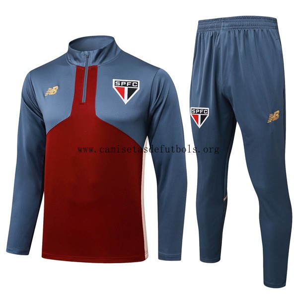 Sudadera De Training Sao Paulo 2025/26 Rojo Gris Justo oportunidad, hazte con él en toda la red