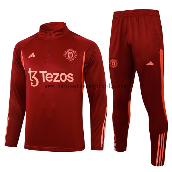 Sudadera De Training Manchester United Rojo 2 Chollo portentoso con devolución gratis